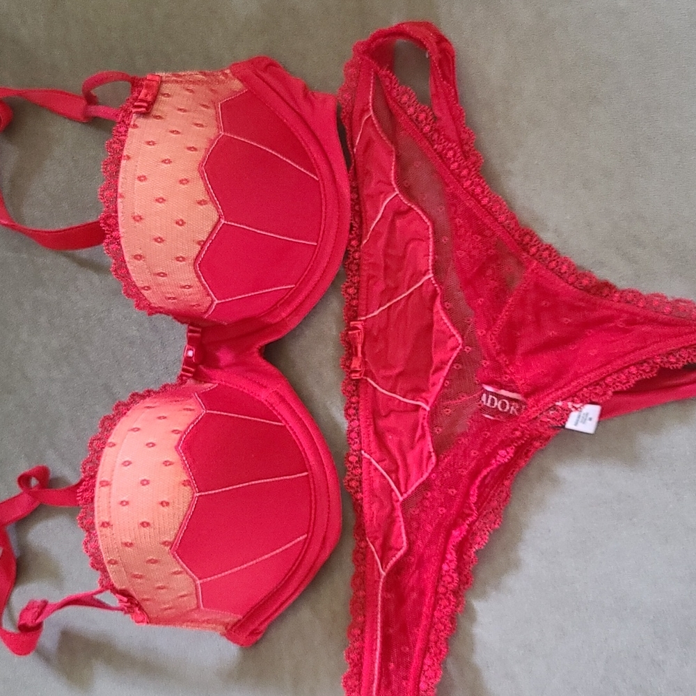 Adore me balconette style bra